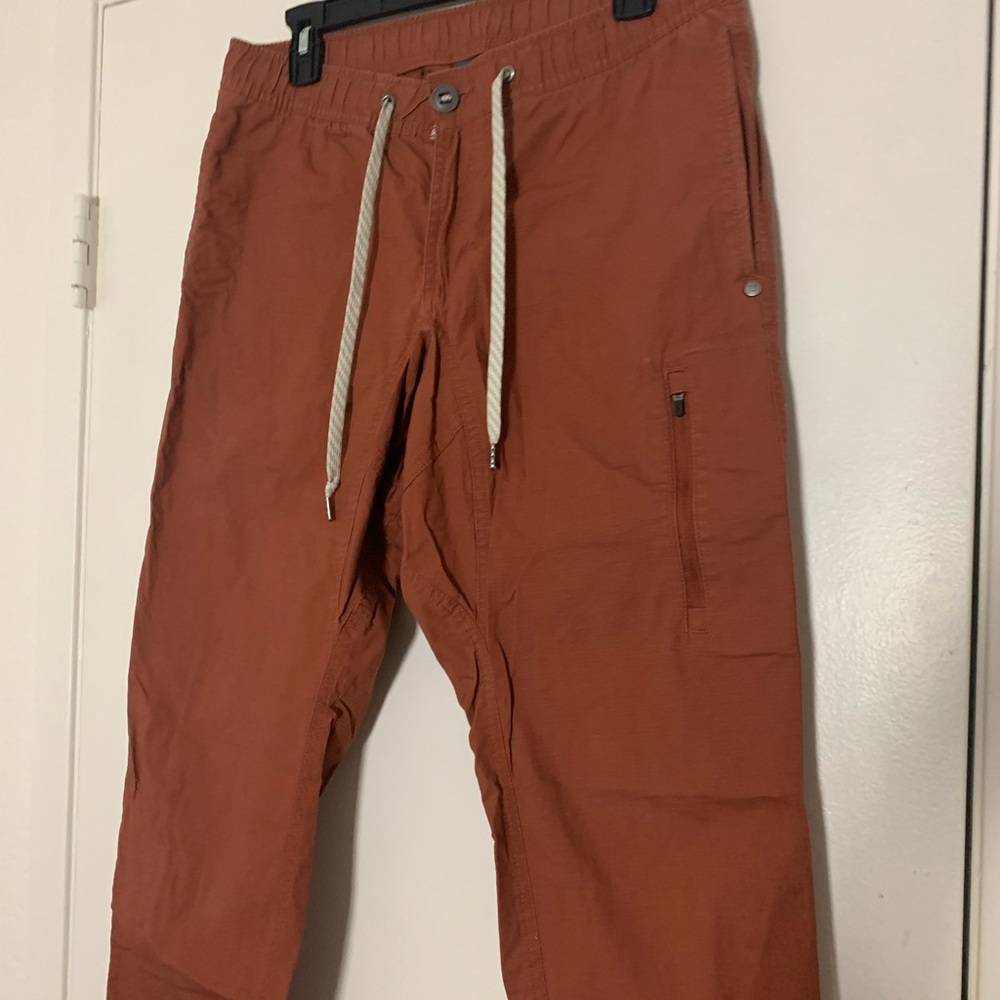 Vuori Rust Orange Drawstring Jogger - image 5